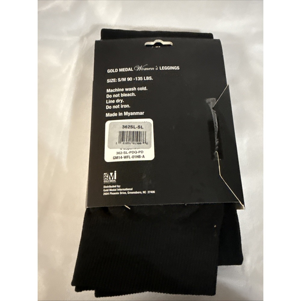 Gold Medal Womens Fleece Lined Seamless Leggings S/M New 90–135 lbs - Picture 3 of 6